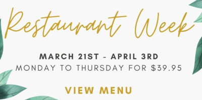 restaurant week promo